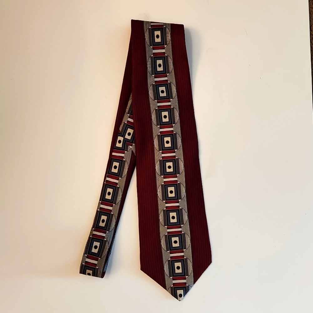 Red Maroon Tie unique design
